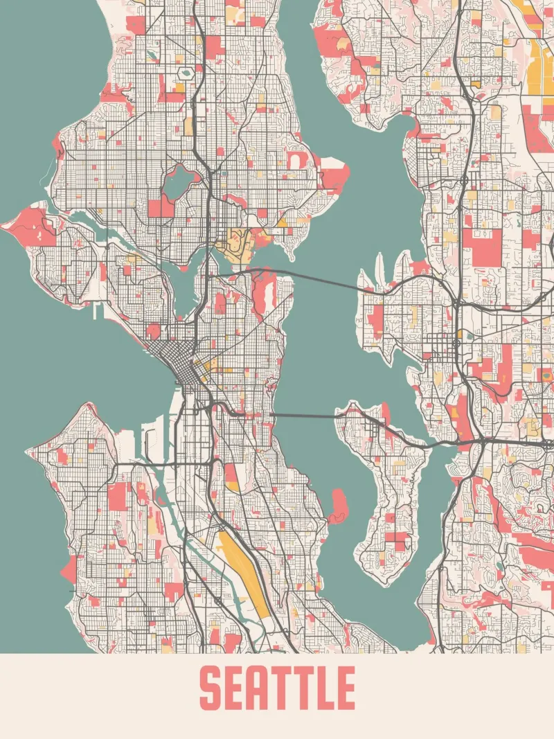 SEATTLE forex plate by Travelstudio