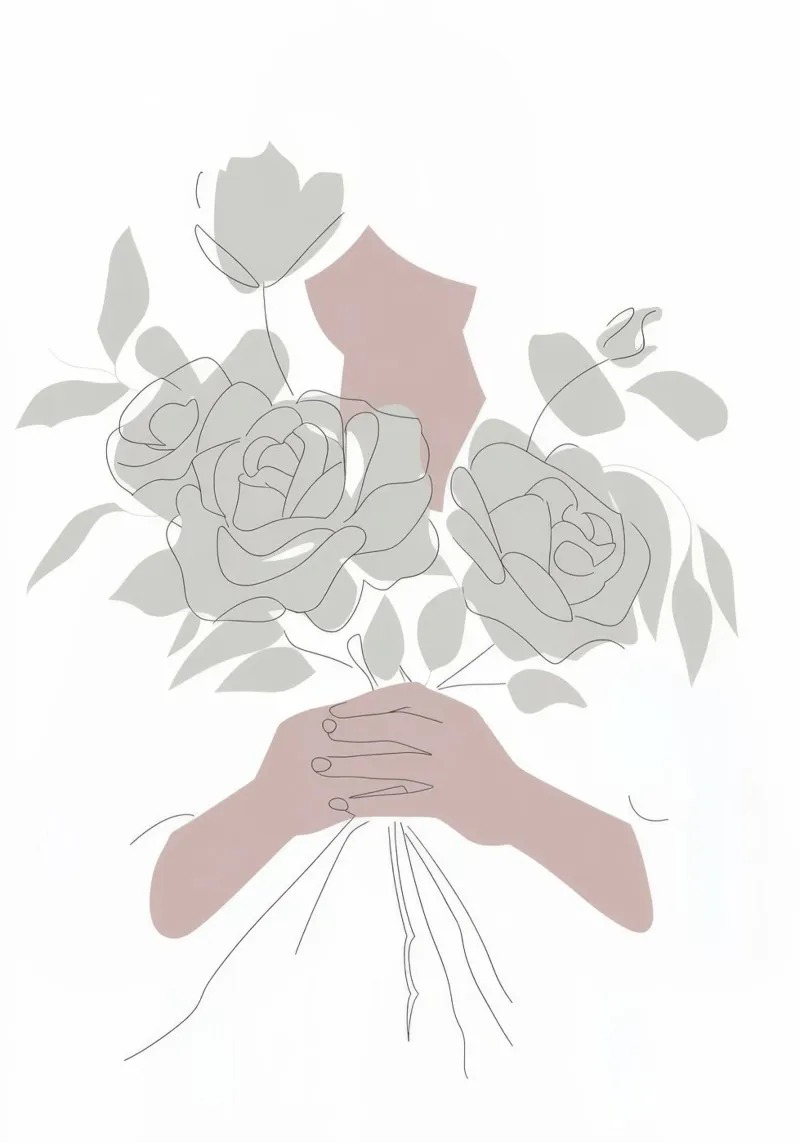 Hidden Bouquet poster by Seren Liodra