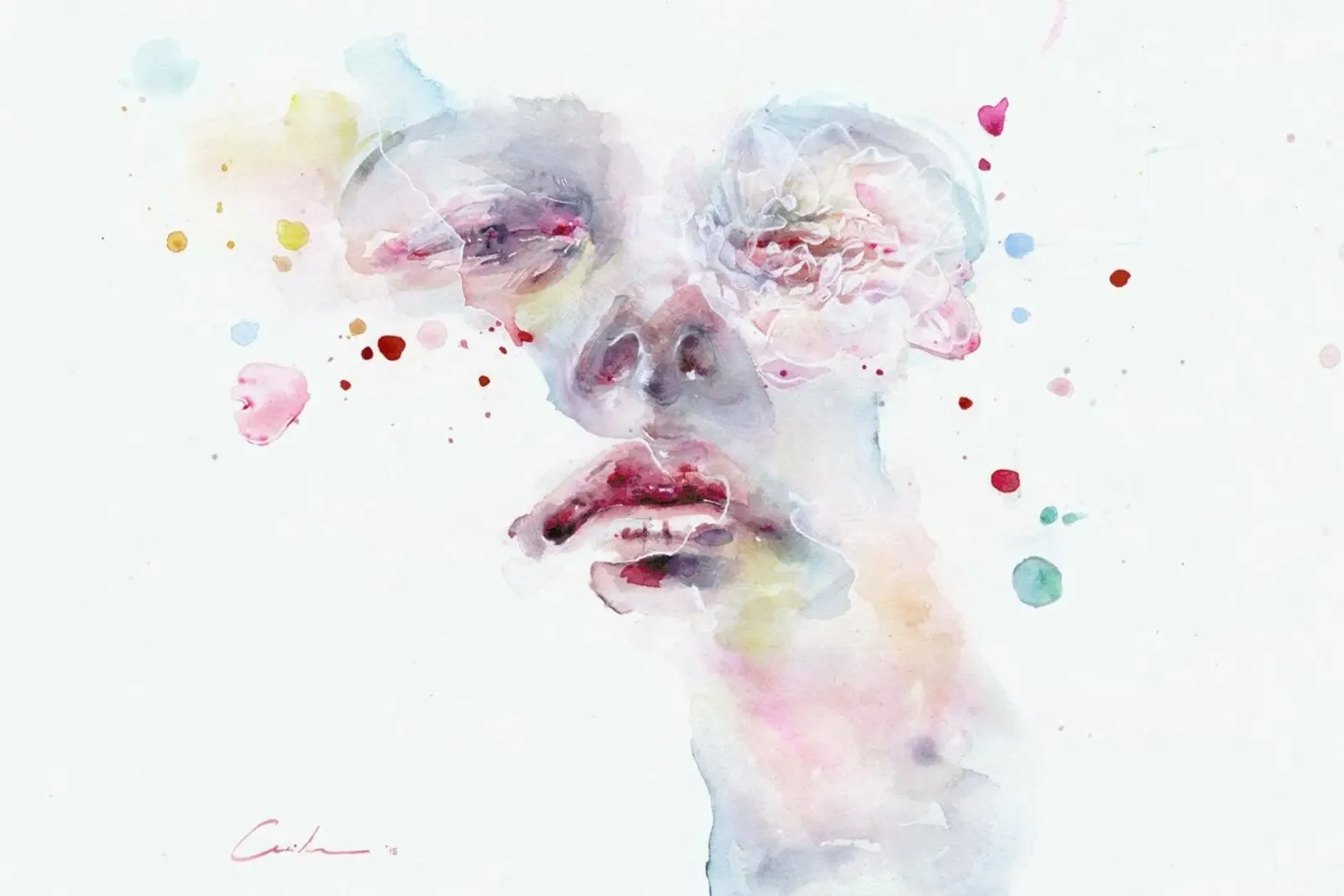 Peony hahnemühle van agnes-cecile