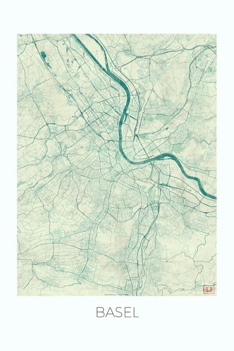 Basel Vintage poster by Hubert Roguski
