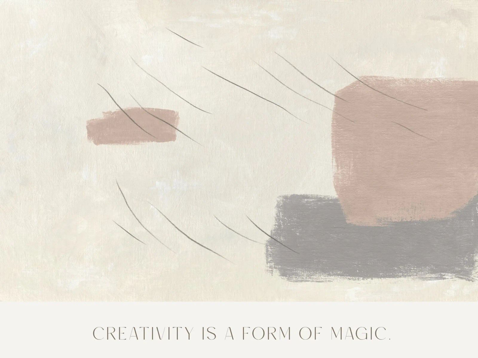 Creativity Is A Form Of Magic Leinwand von treechild