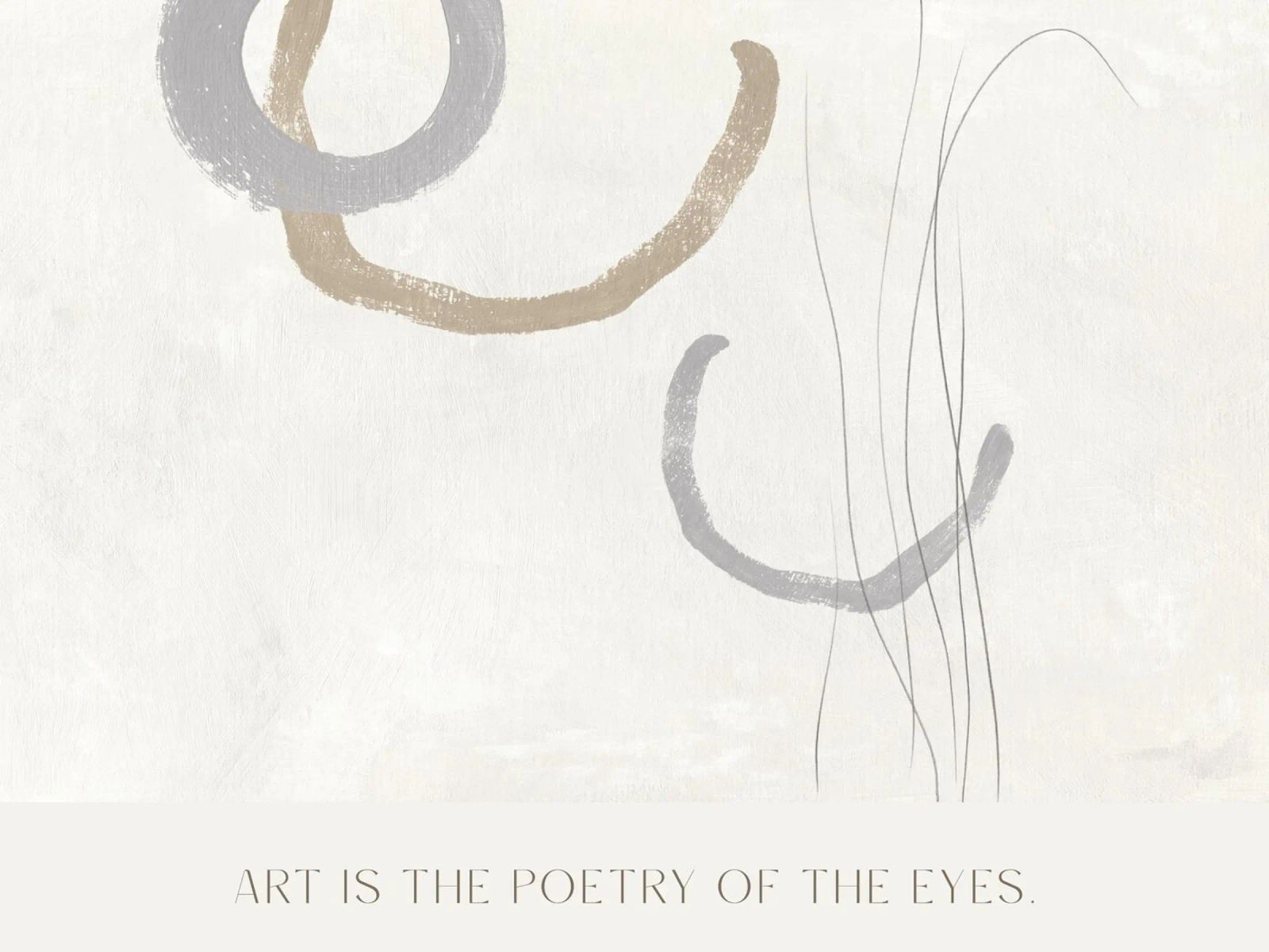 Art Is The Poetry Of The Eyes plexiglass da treechild