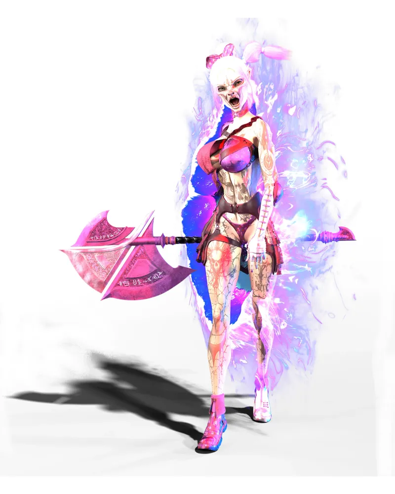 Chaos pop canvas met Baklijst van the-witcher
