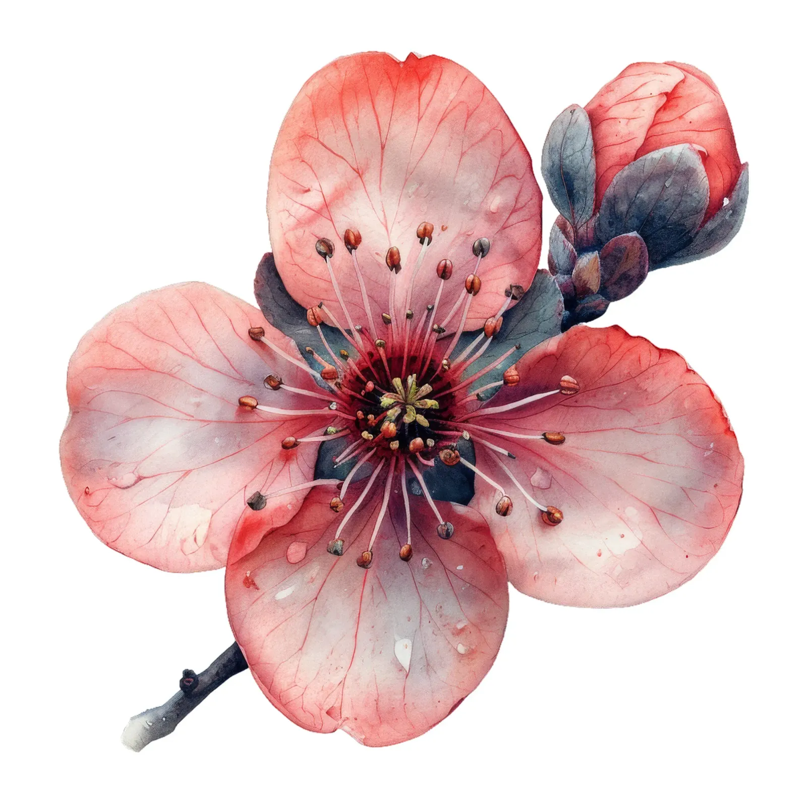Wachsblume Poster von Bold Blooms