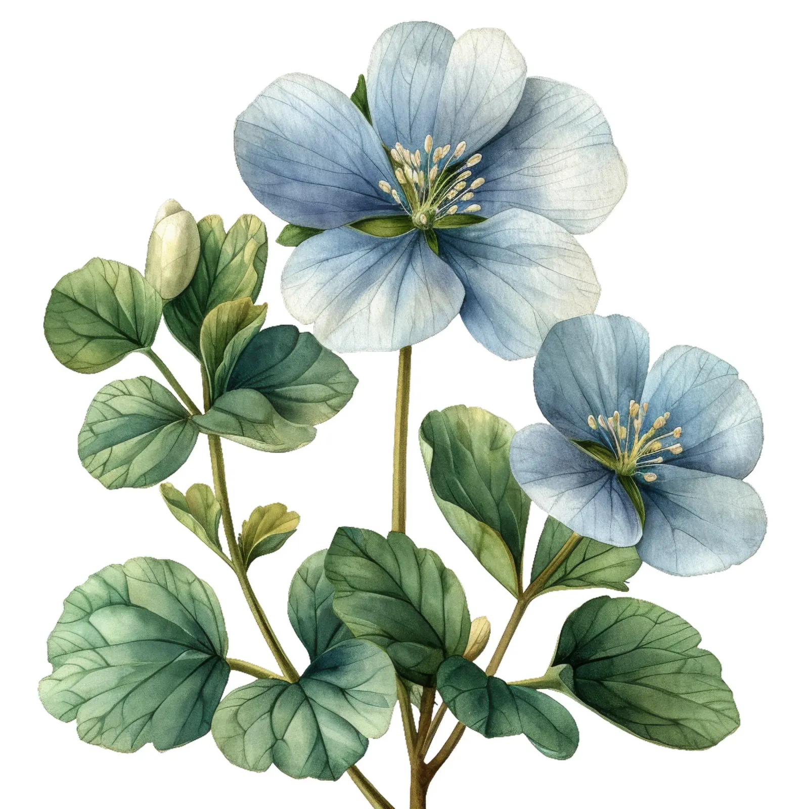 Sauerkleeblüte Alu-Dibond von Bold Blooms