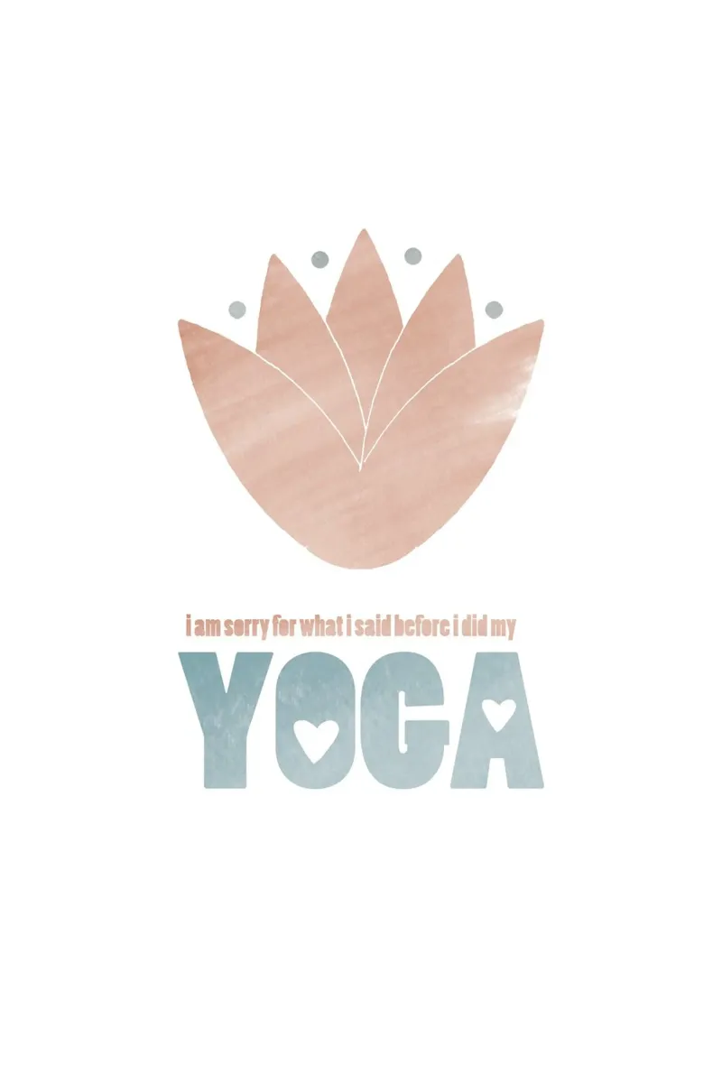 I am sorry for what I said before I did my YOGA poster da maramirage