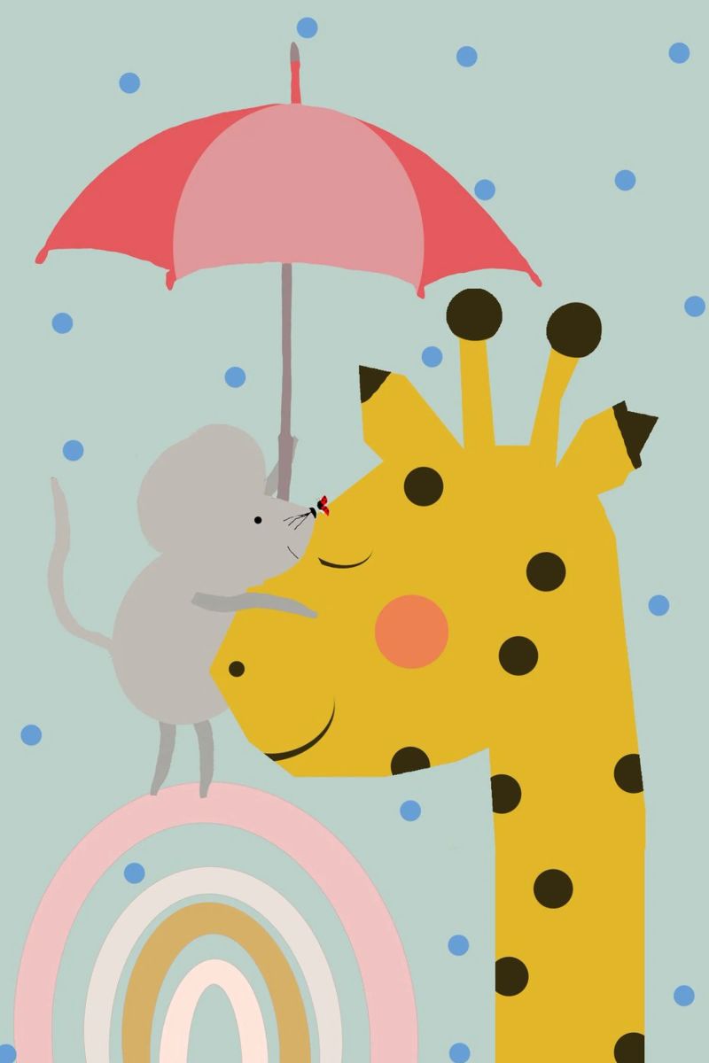 Ich lass dich nicht im Regen stehen poster by maramirage