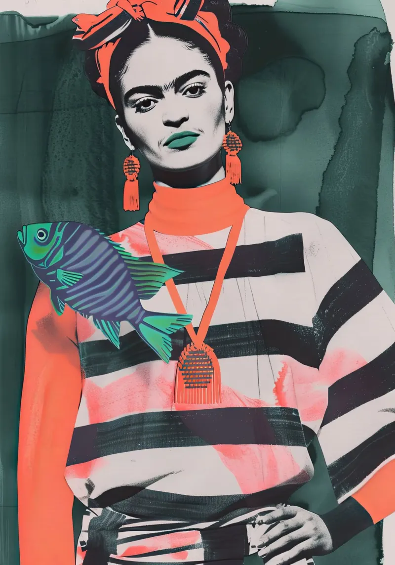 Frida acryl van DaarbyN