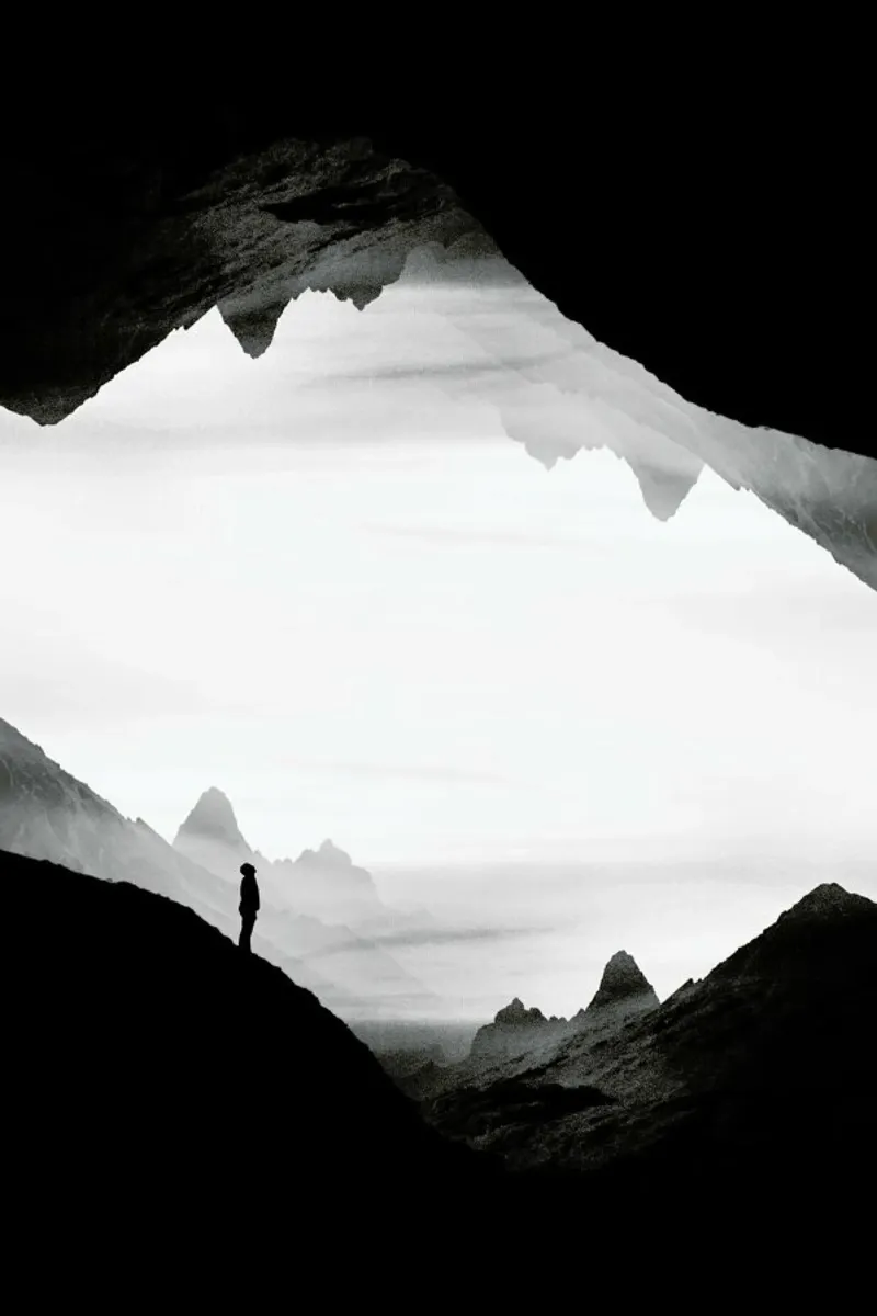 Black Wasteland Isolation pellicola backlit da Stoian Hitrov