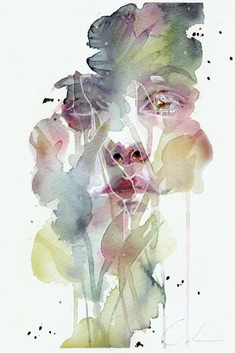 Garden VI alu-dibond by agnes-cecile