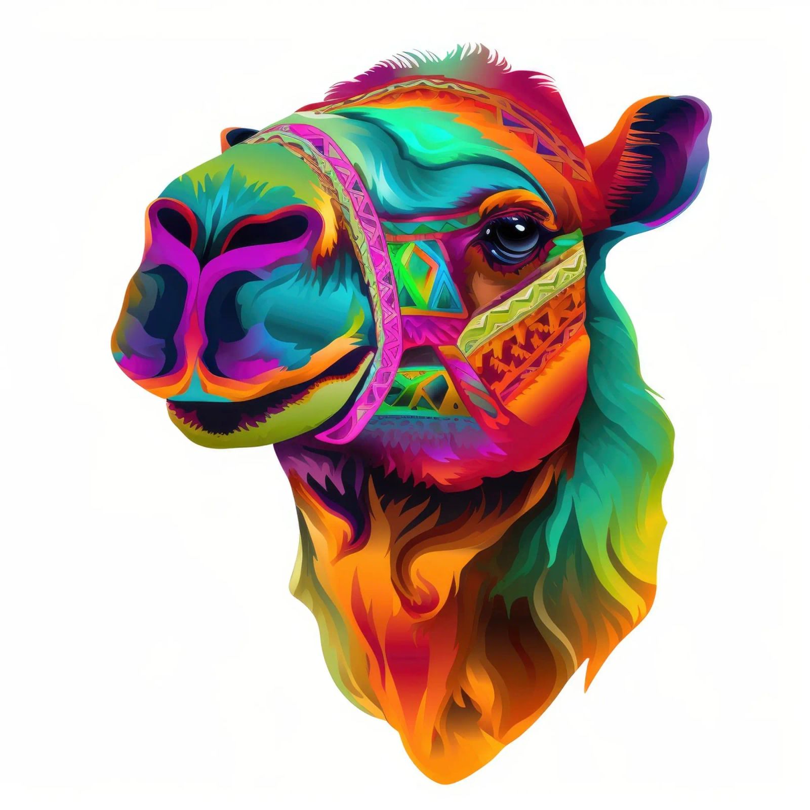 Tatoo Camel pellicola backlit da Animal Portraits