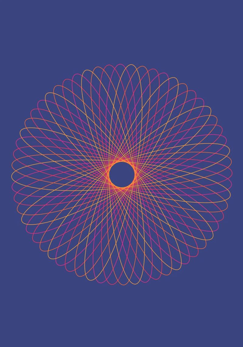 Spirograph Series – C02 metacrilato de zimmerkunst