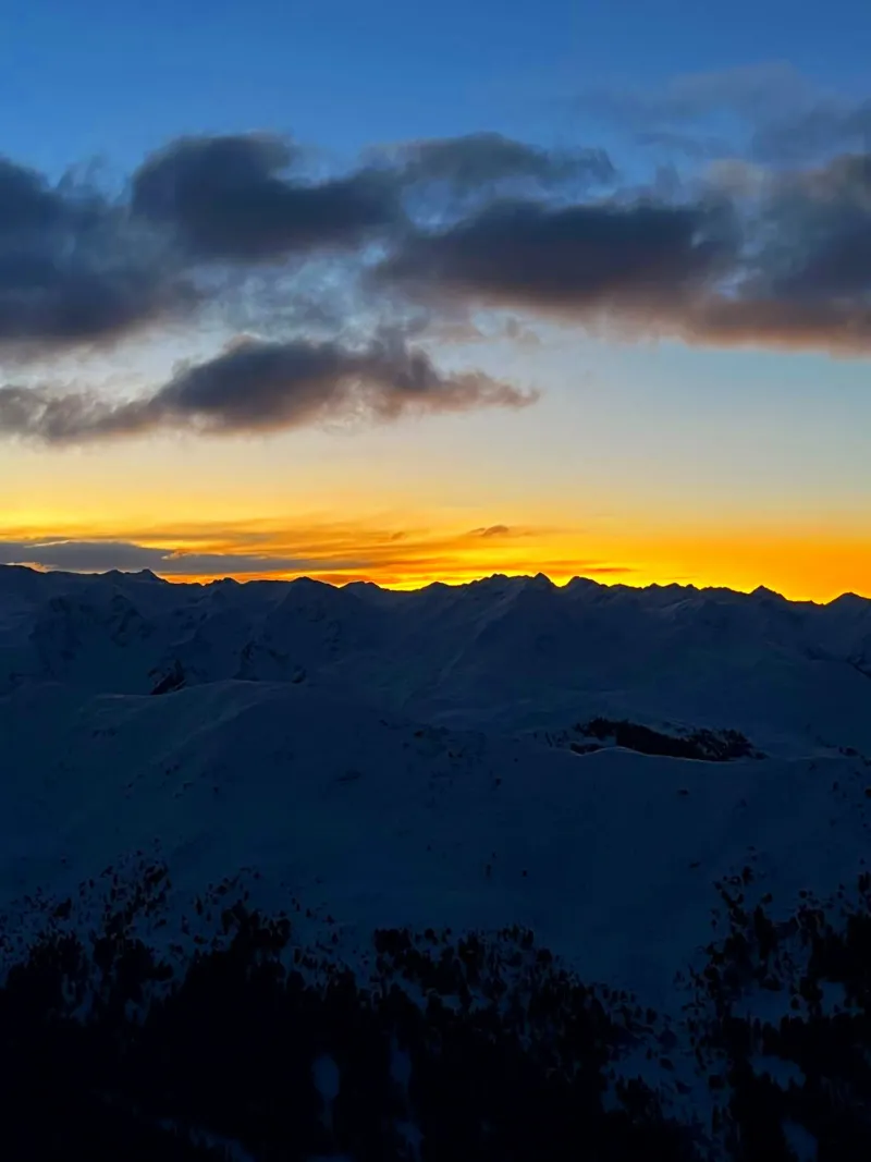 Mountain Sundowner alluminio dibond da Mexpresso