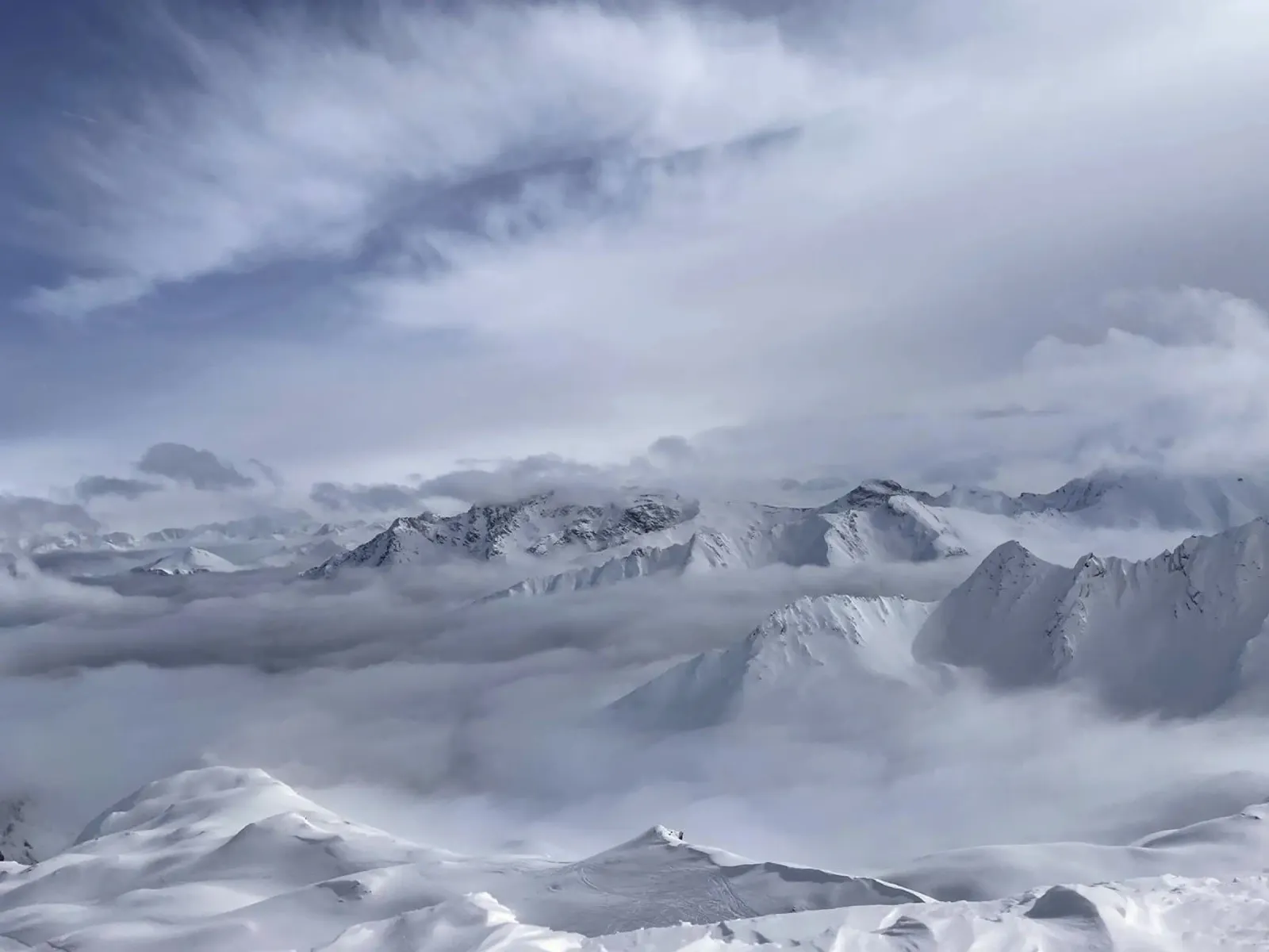 Silence of the Snowy Heights alluminio dibond da Mexpresso