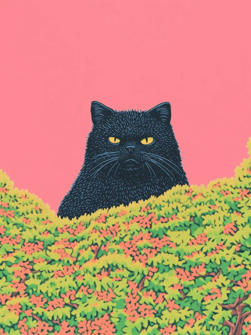 Grumpy Cat PinkPop Art: Divertente, audace e perfetto per gli amanti dei gatti carta hahnemühle da Kaji