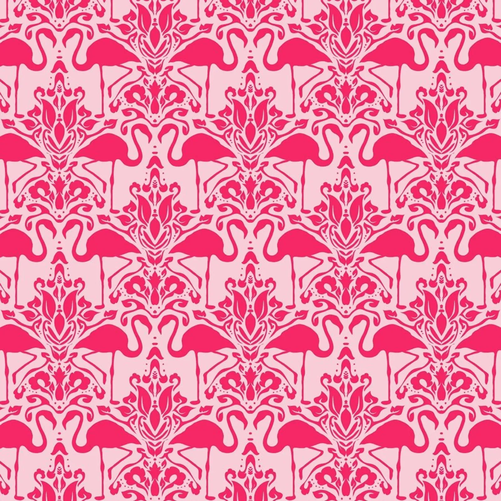Flamingo Damask - pink pellicola backlit da Jacqueline Maldonado
