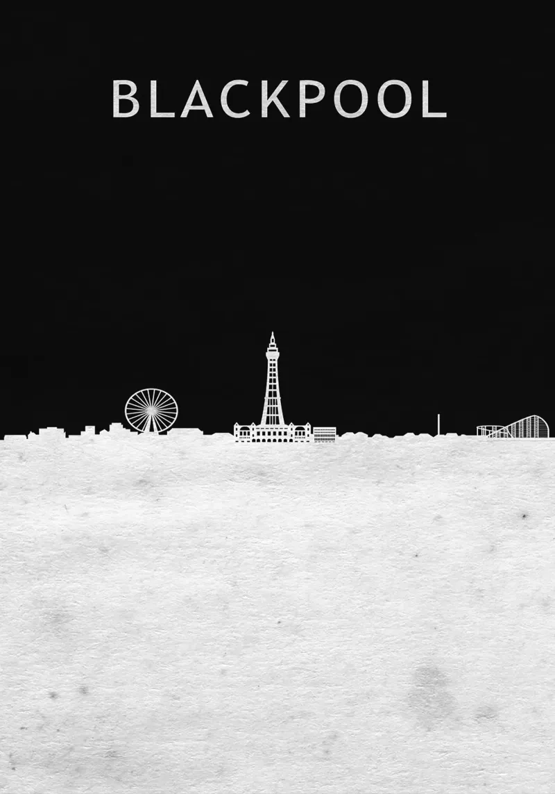 Blackpool England poster da Travelstudio