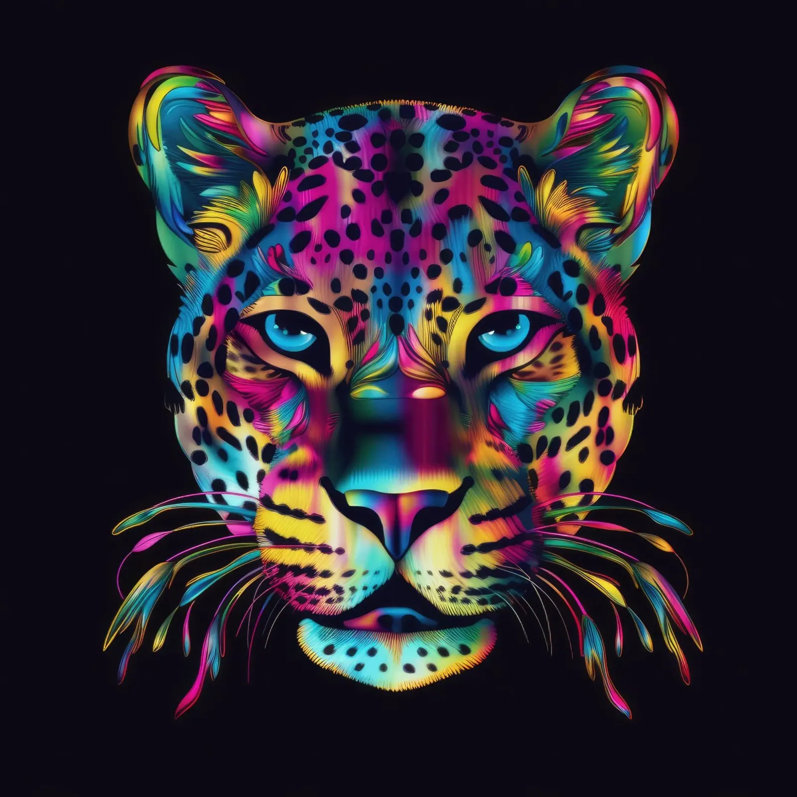 Tatoo Leopardo pellicola backlit da Animal Portraits