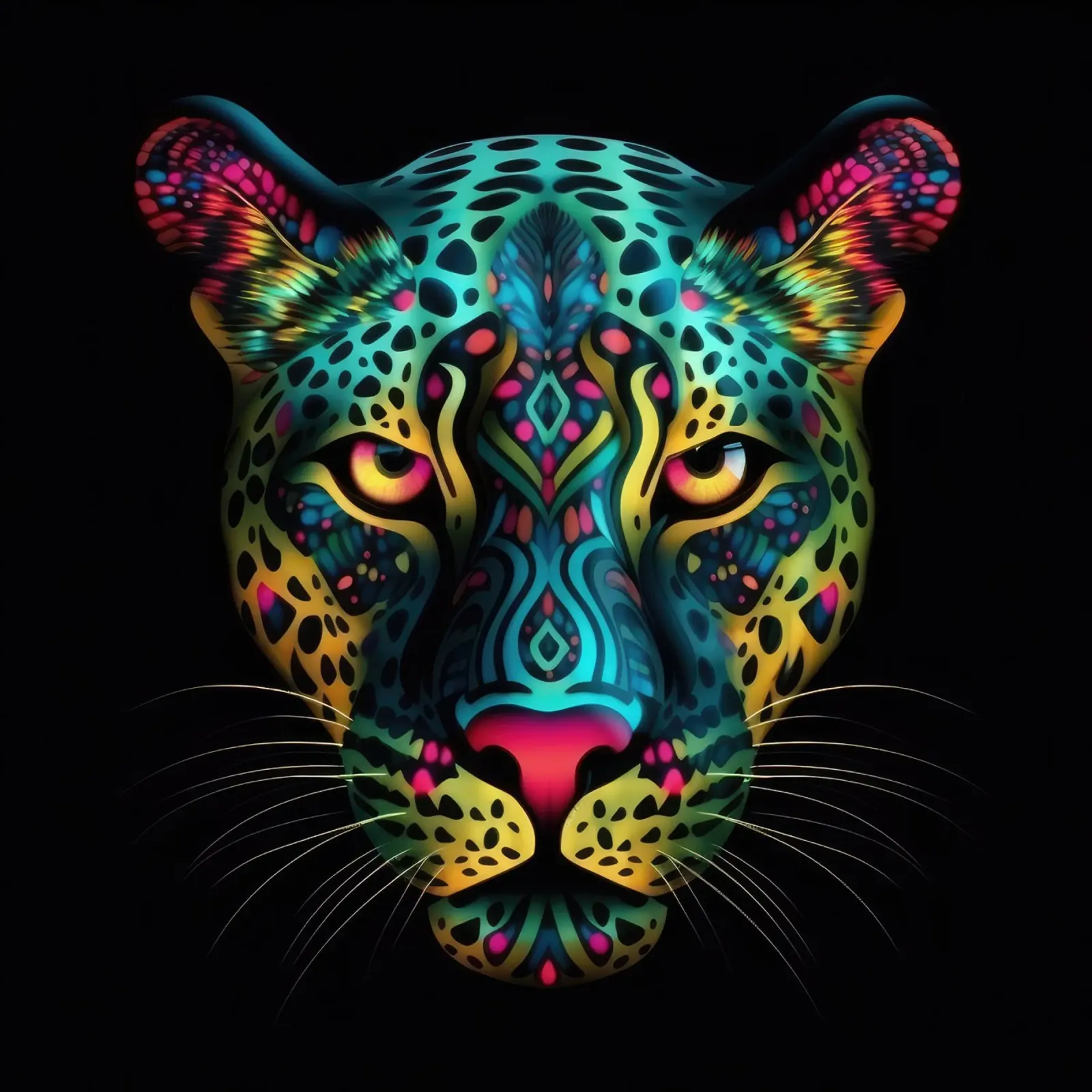 Tatoo Leopardo pellicola backlit da Animal Portraits