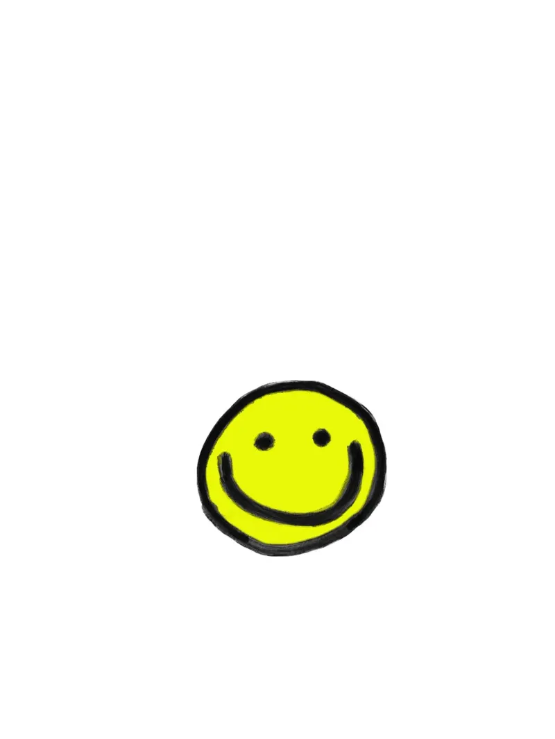 Smiley white pellicola backlit da Hej Ibiza by Ute Arnold