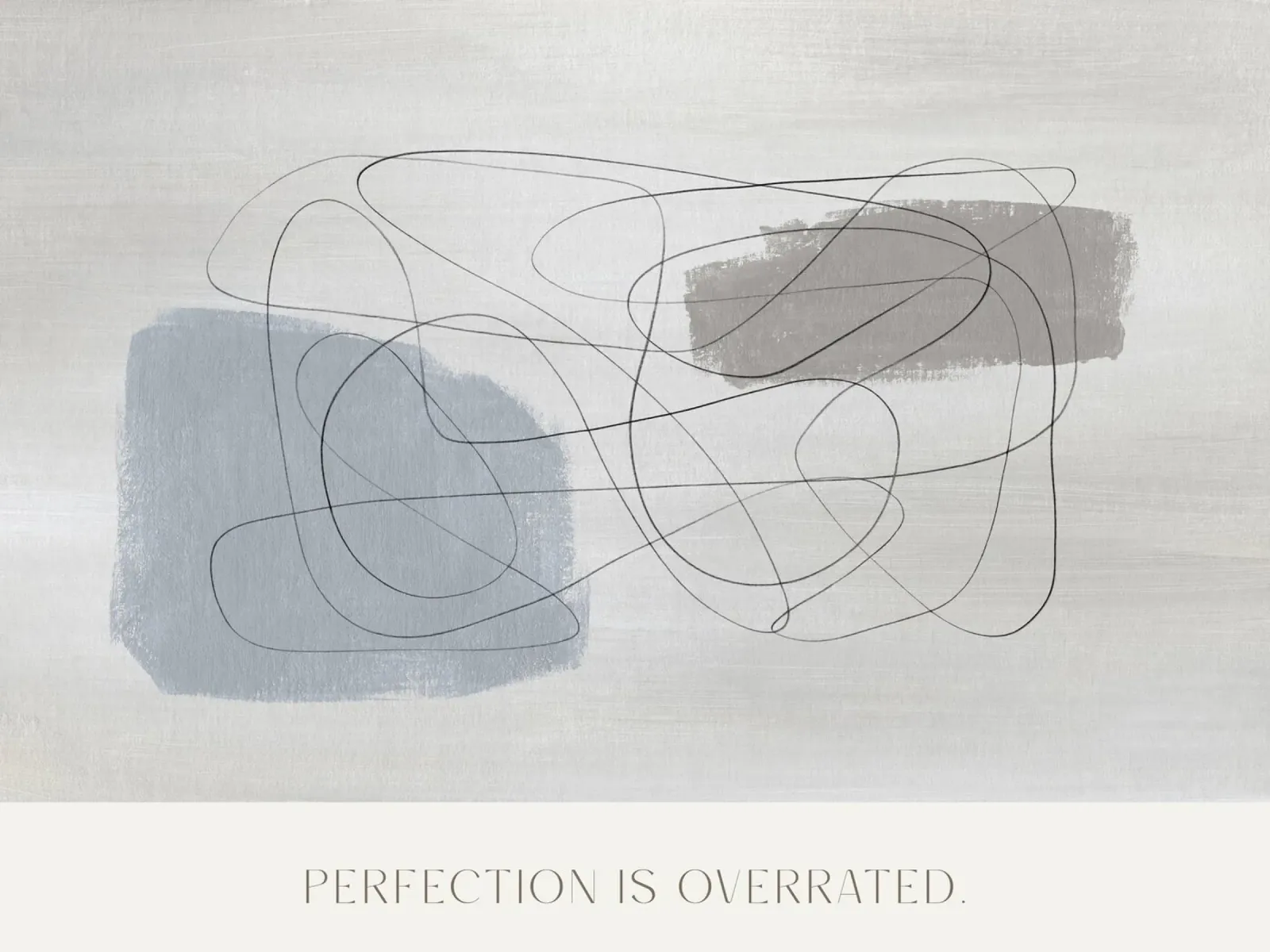 Perfection Is Overrated tela da treechild