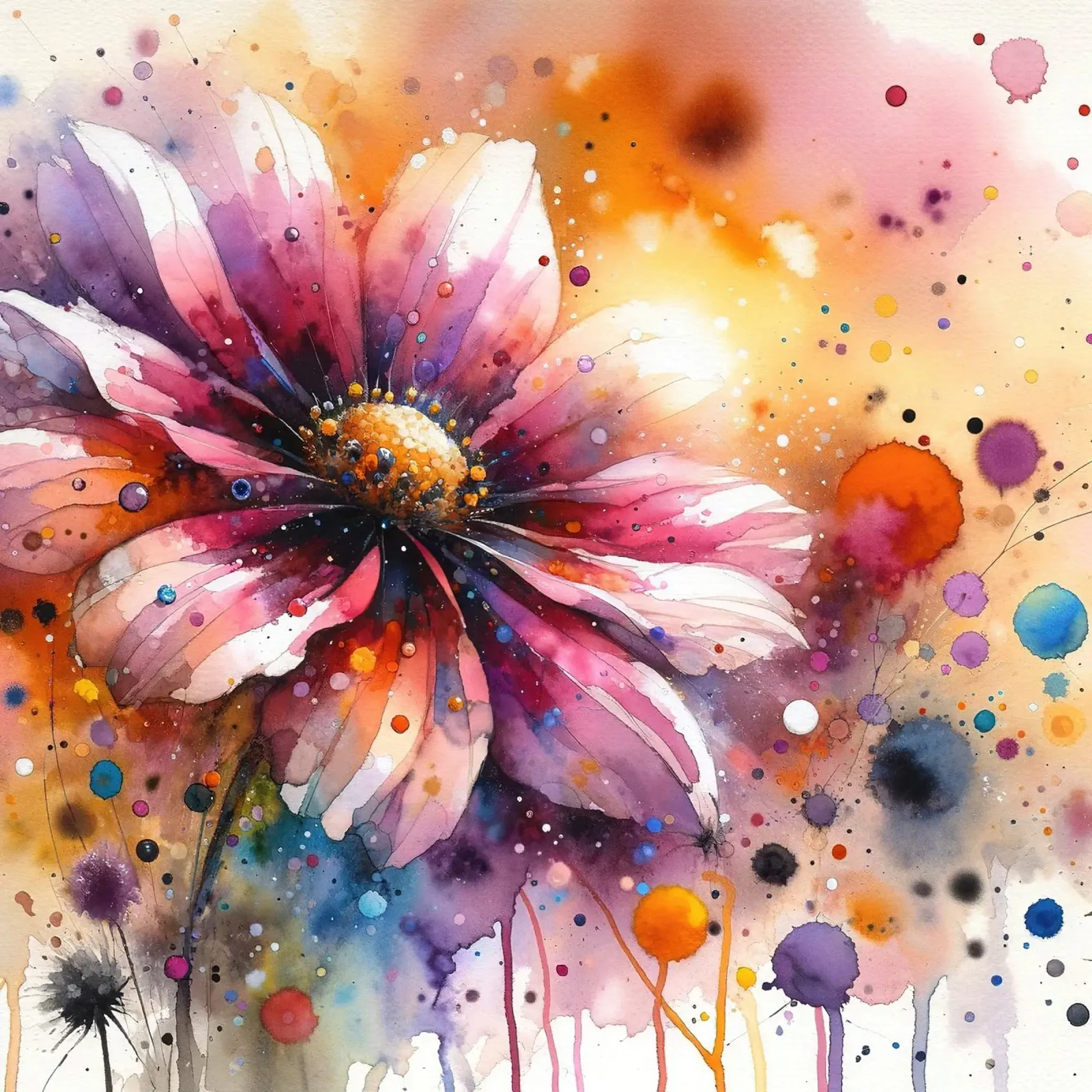 Fiducia in fiore carta hahnemühle da Chromatic Fusion Studio