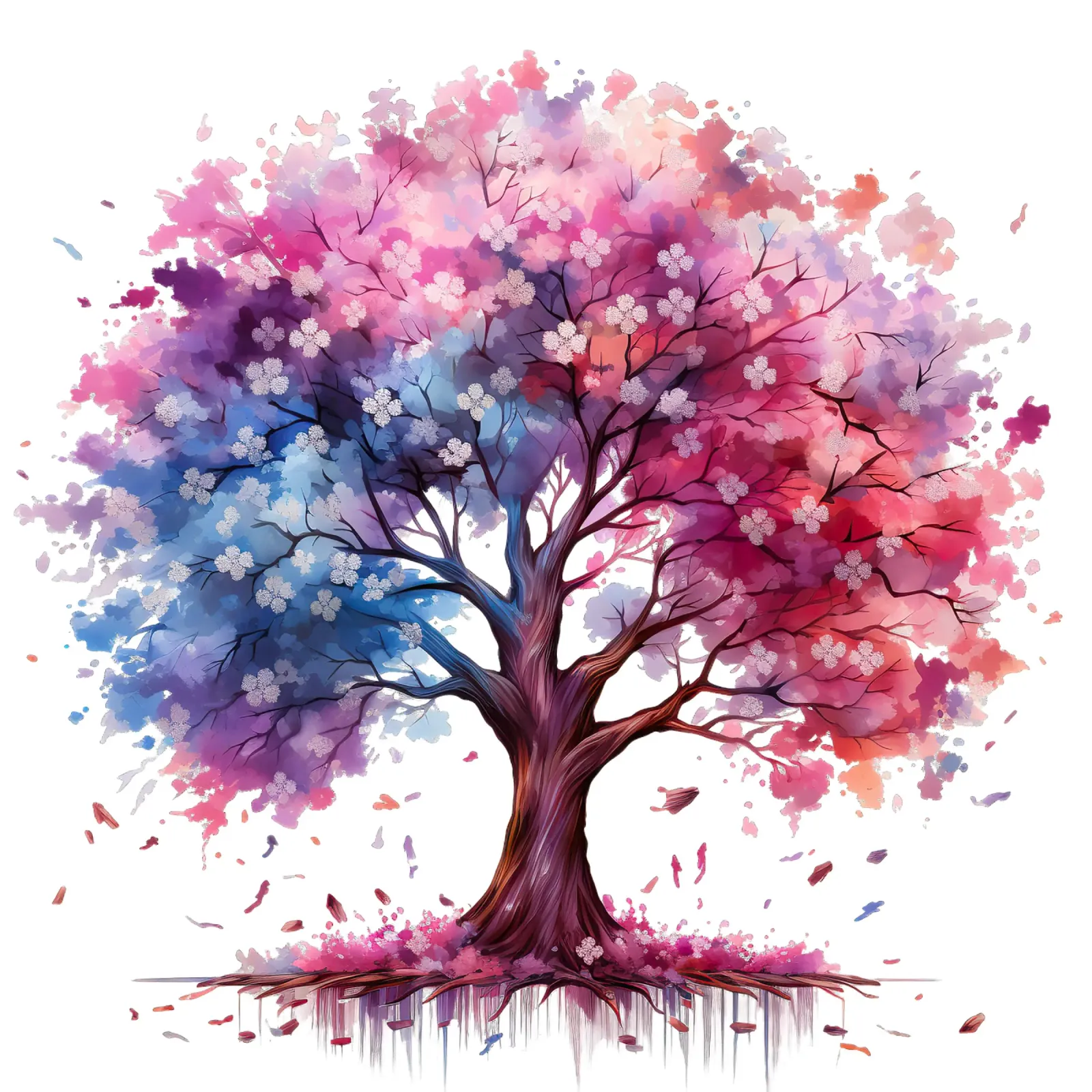 Albero della vita colorato pellicola backlit da Spiritual Touch