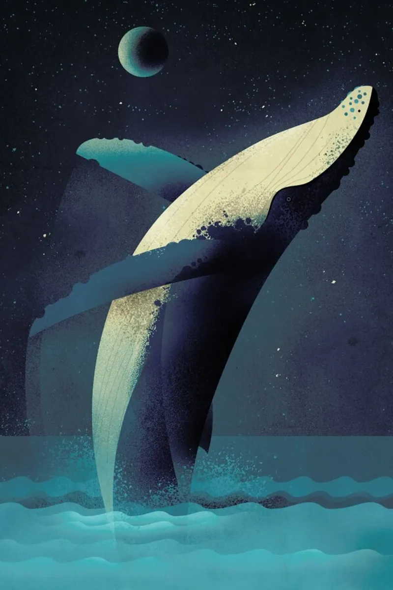 Humpback Whale acrylic glass by Dieter Braun