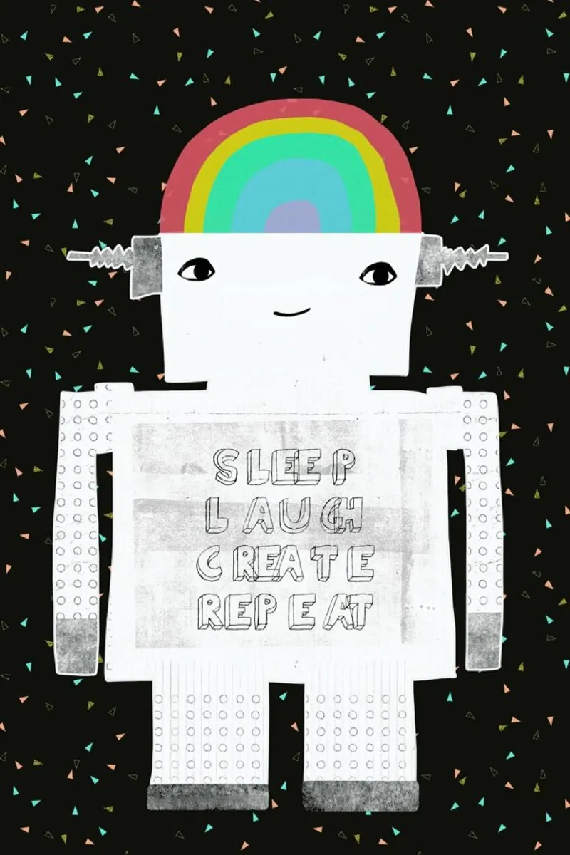 Sleep Laugh Create Hahnemühle von treechild