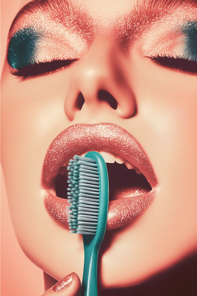 Fancy toothbrush pellicola backlit da Synthaira