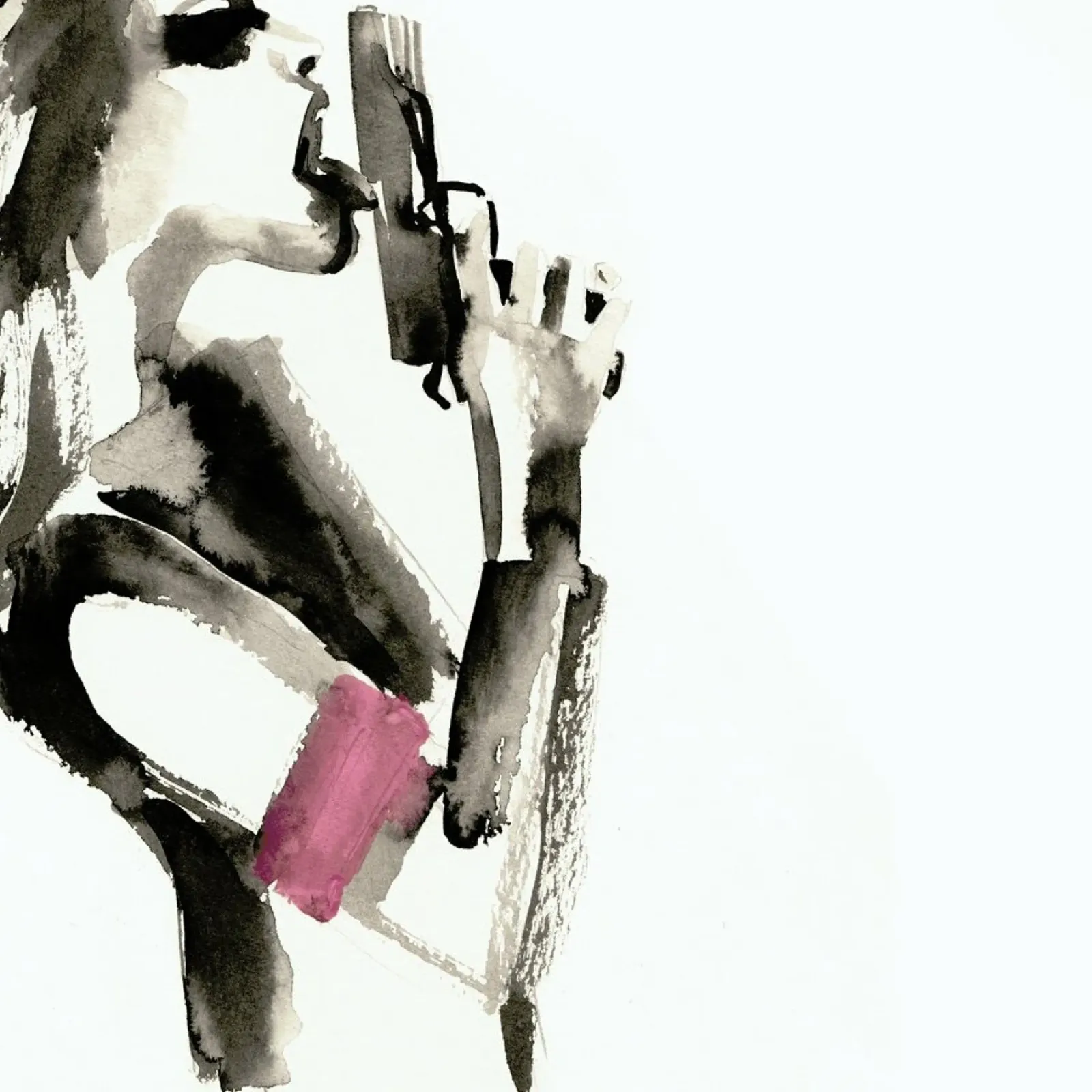 A Girl Is a Gun poster con telaio in plastica da Victoria Verbaan