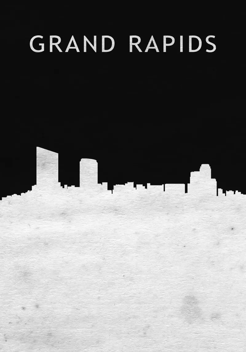 Grand Rapids Michigan poster da Travelstudio