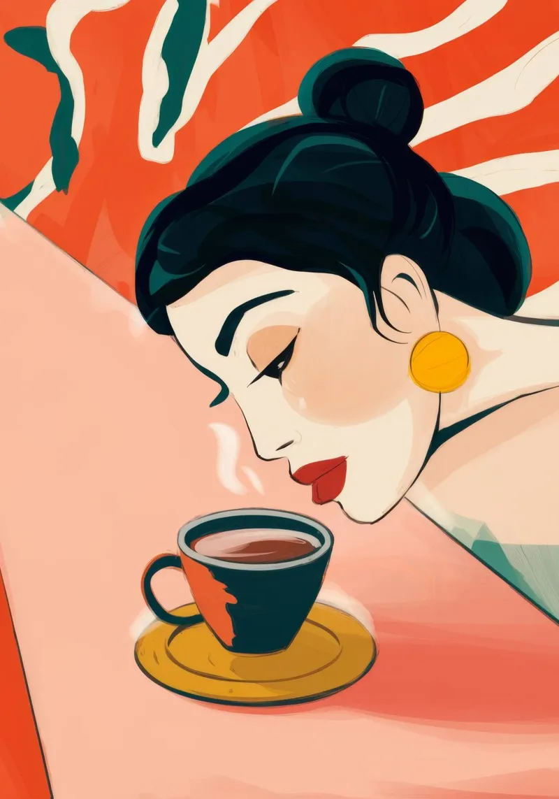 Coffee Break Bun canvas by Kamera Obskura