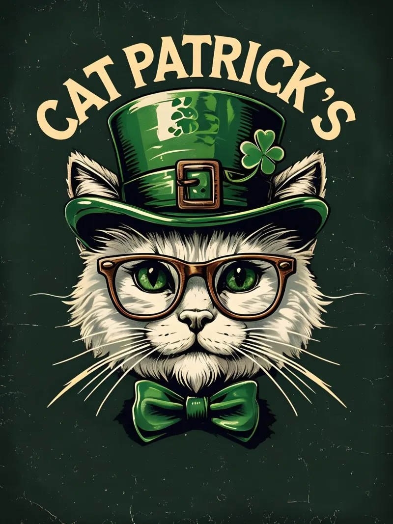 Cat Patrick's pellicola backlit da RETRO VINTAGE EDITION
