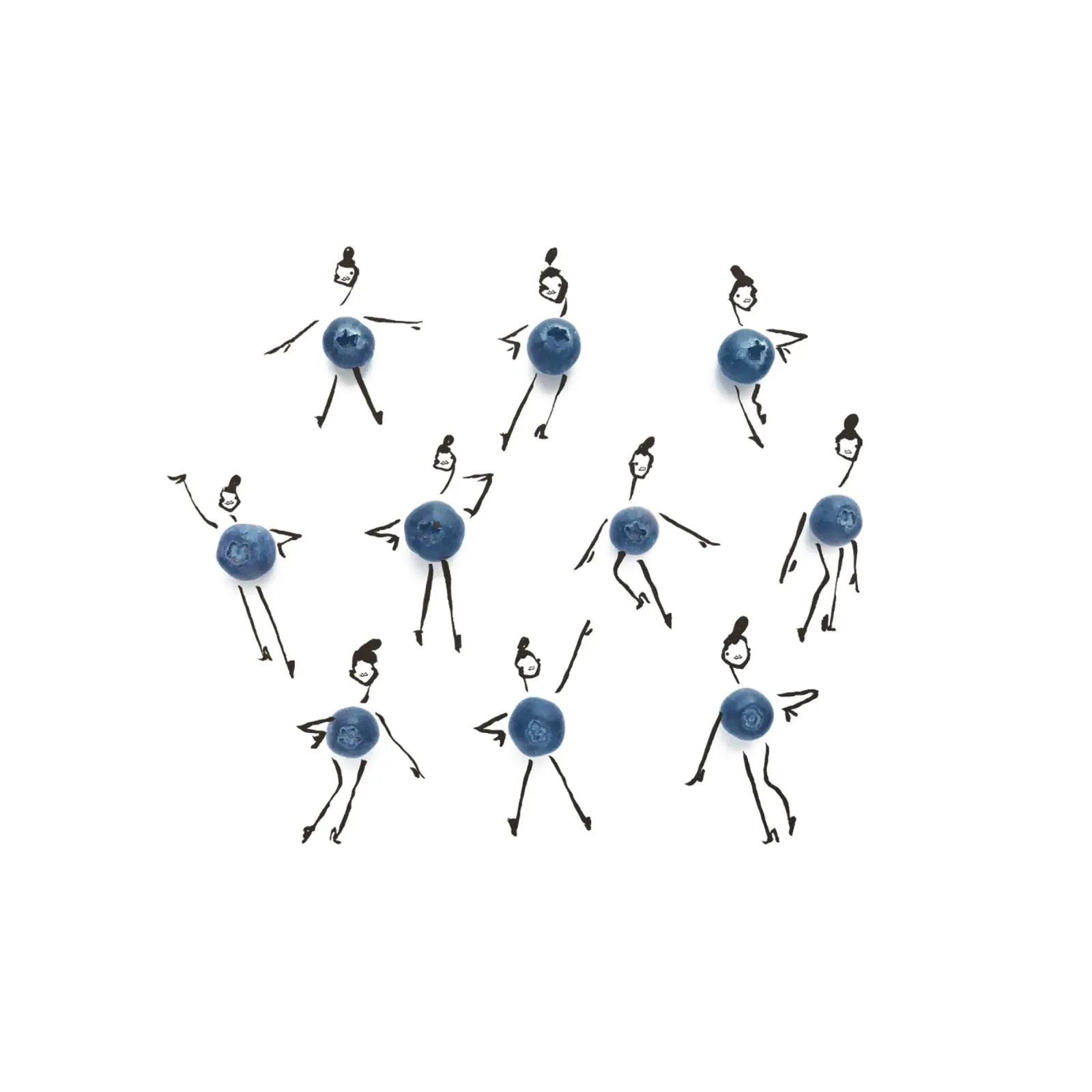 Blueberries on Parade carta hahnemühle da Gretchen Roehrs