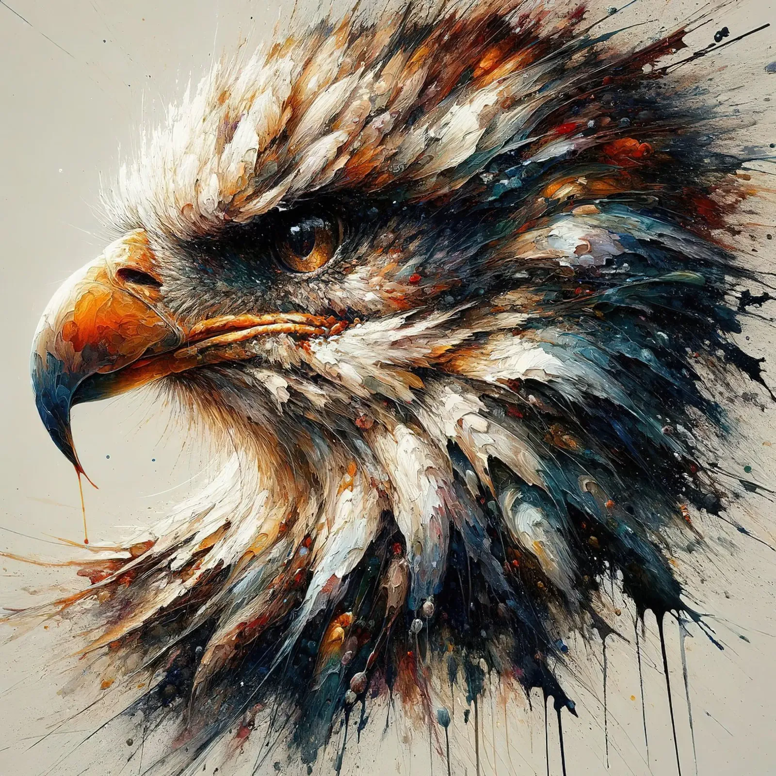 Mächtiger Adler Acryl-Glas von Chromatic Fusion Studio