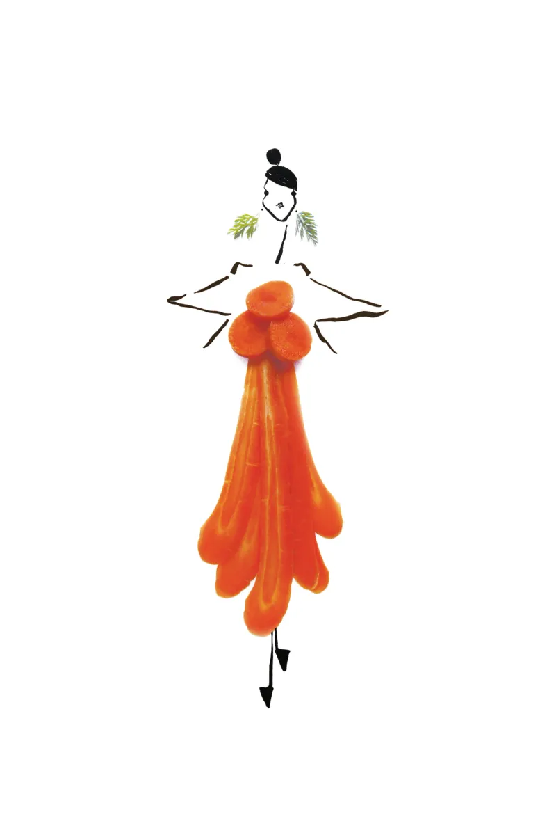 Carrot Fringe pellicola backlit da Gretchen Roehrs