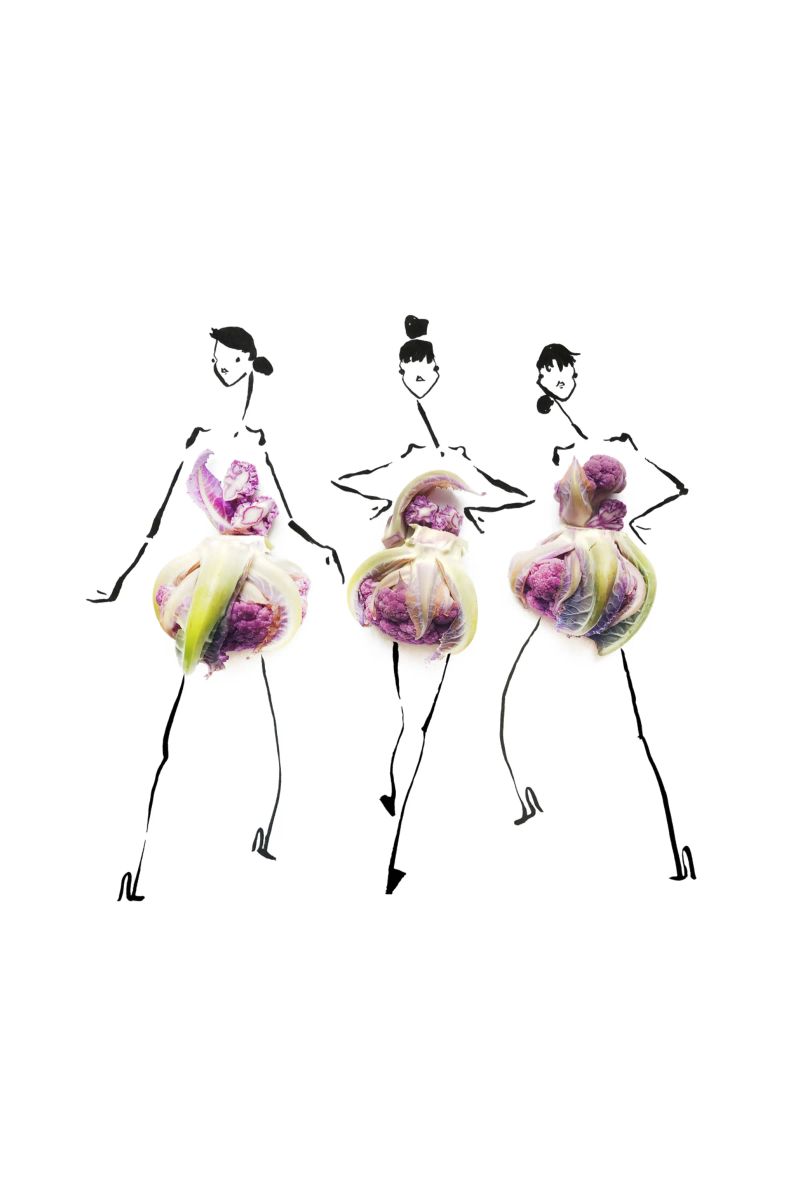 Cauliflower Trio Poster von Gretchen Roehrs
