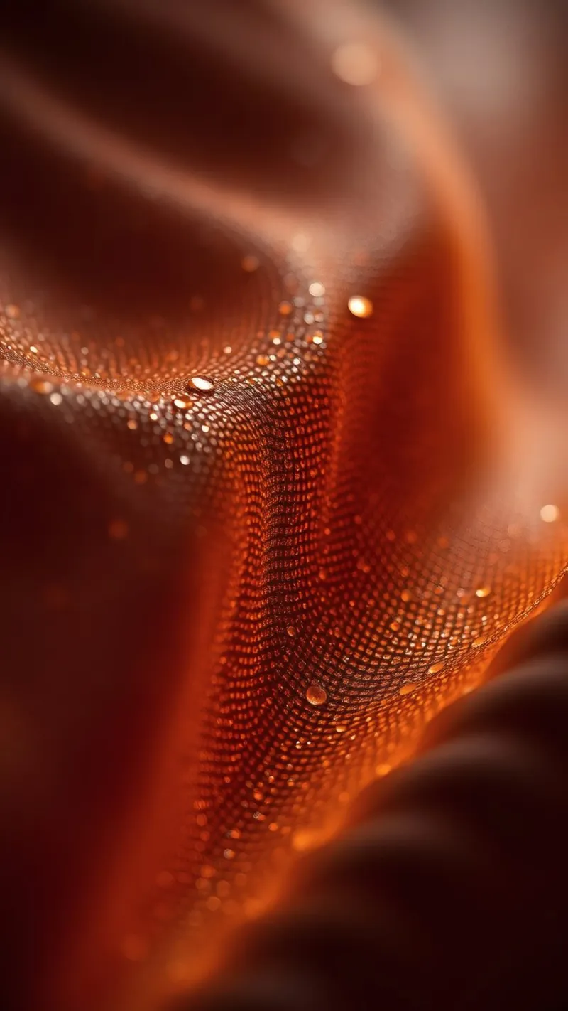 astratto con tessuto testurizzato e sottili gocce d'acqua carta hahnemühle da DesignDoodle