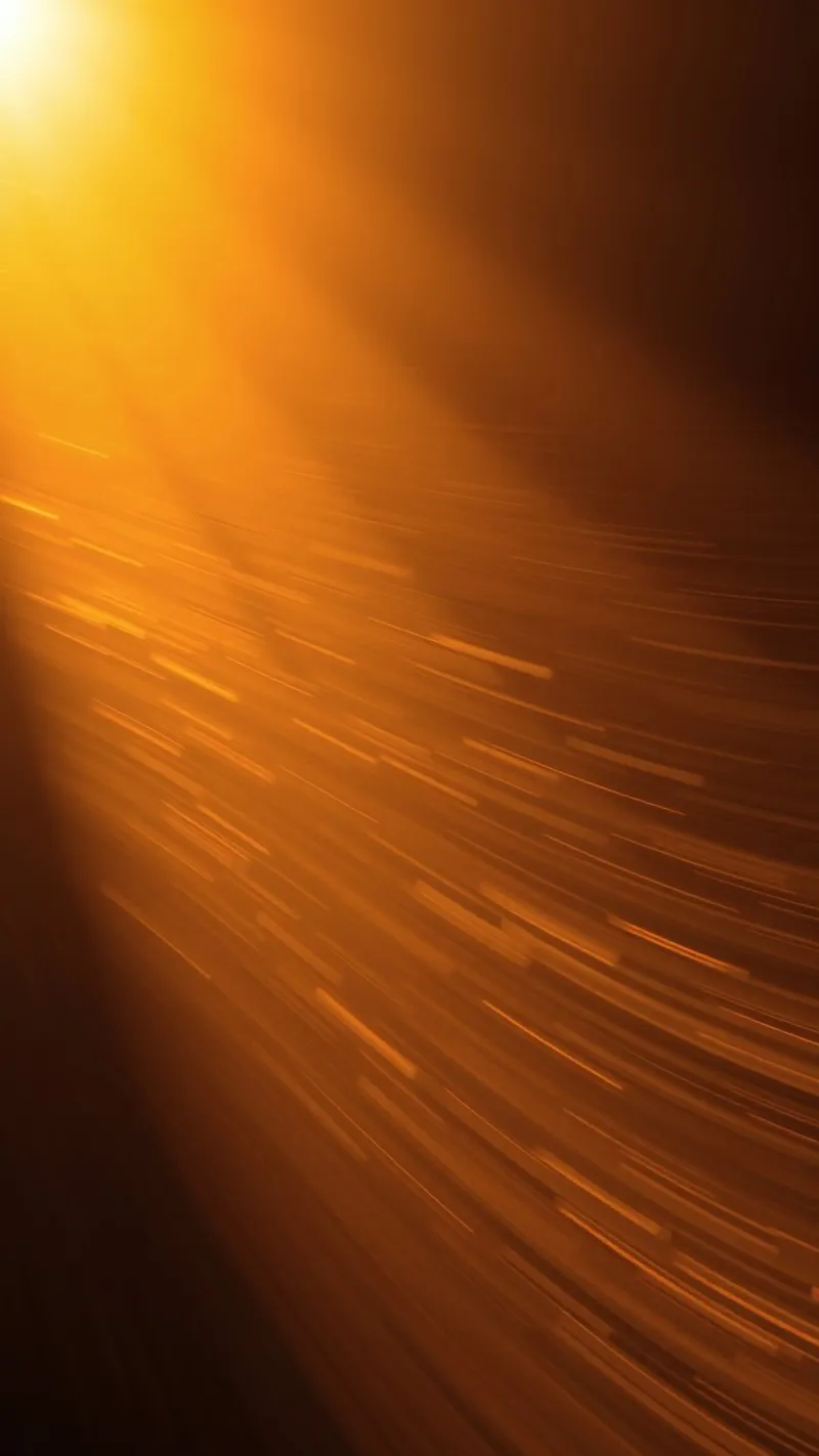 Bright abstract background with warm orange light canvas by DesignDoodle