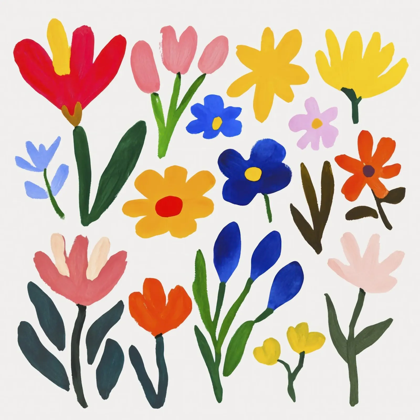 Giardino fiorito estivo retrò Henri Matisse poster con telaio in alluminio da Modern Muse