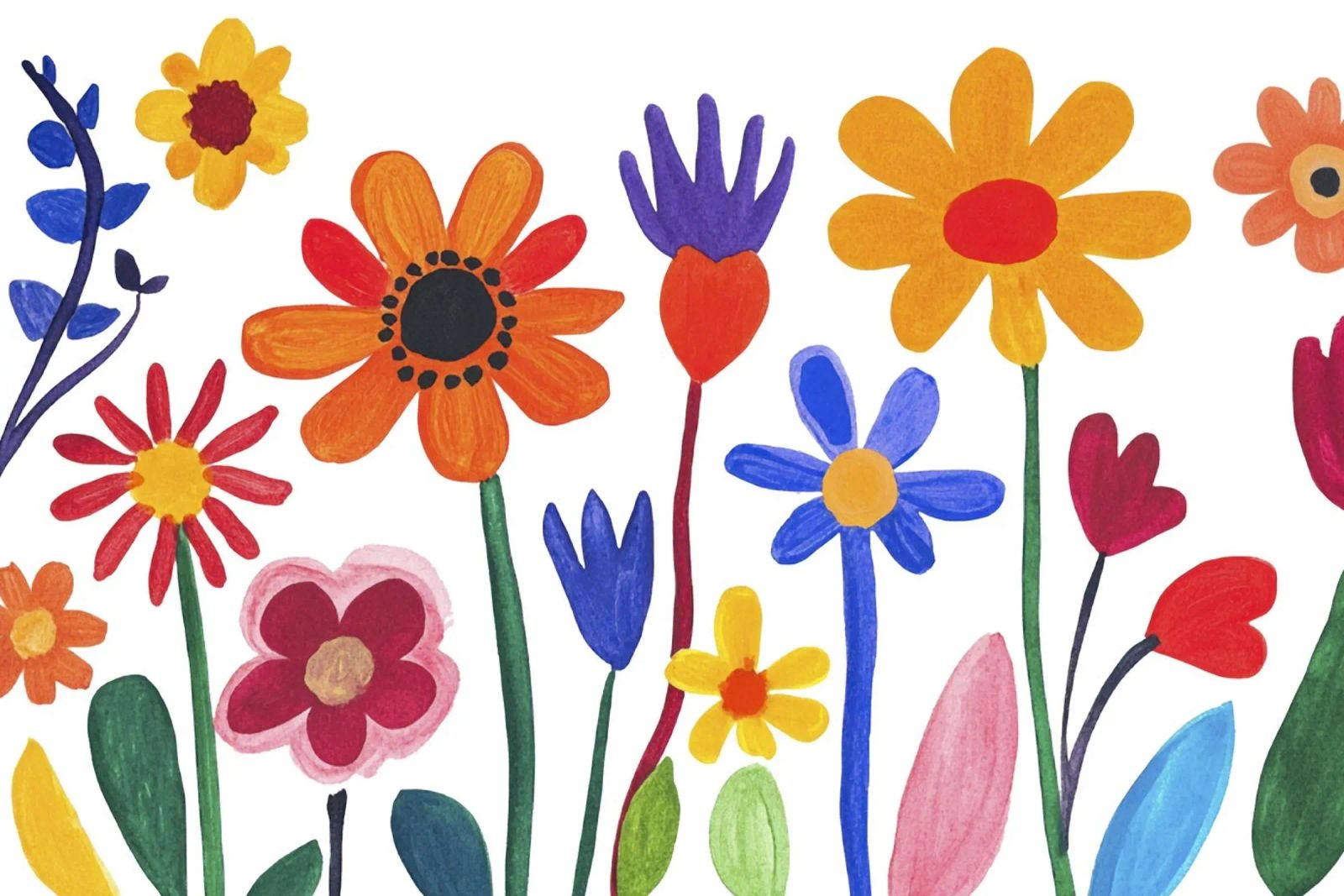 Happy Henri Matisse Jardín de flores de verano poster de Modern Muse