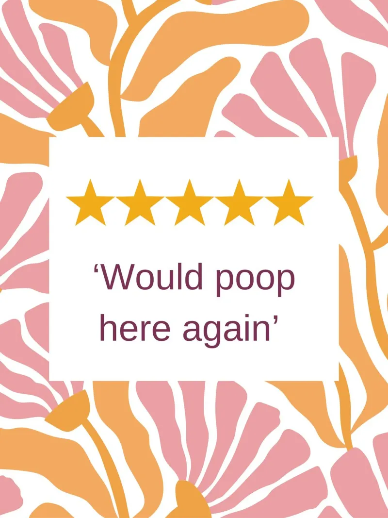 Funny Toilet Decor 03 acrylic glass by Wordswordswords