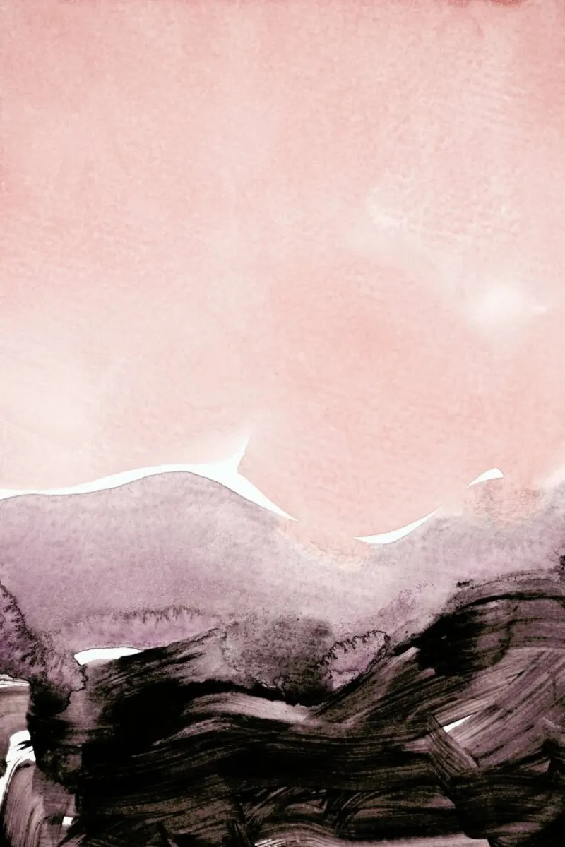 Blush & Mauve metacrilato de IRIS LEHNHARDT FINE ART