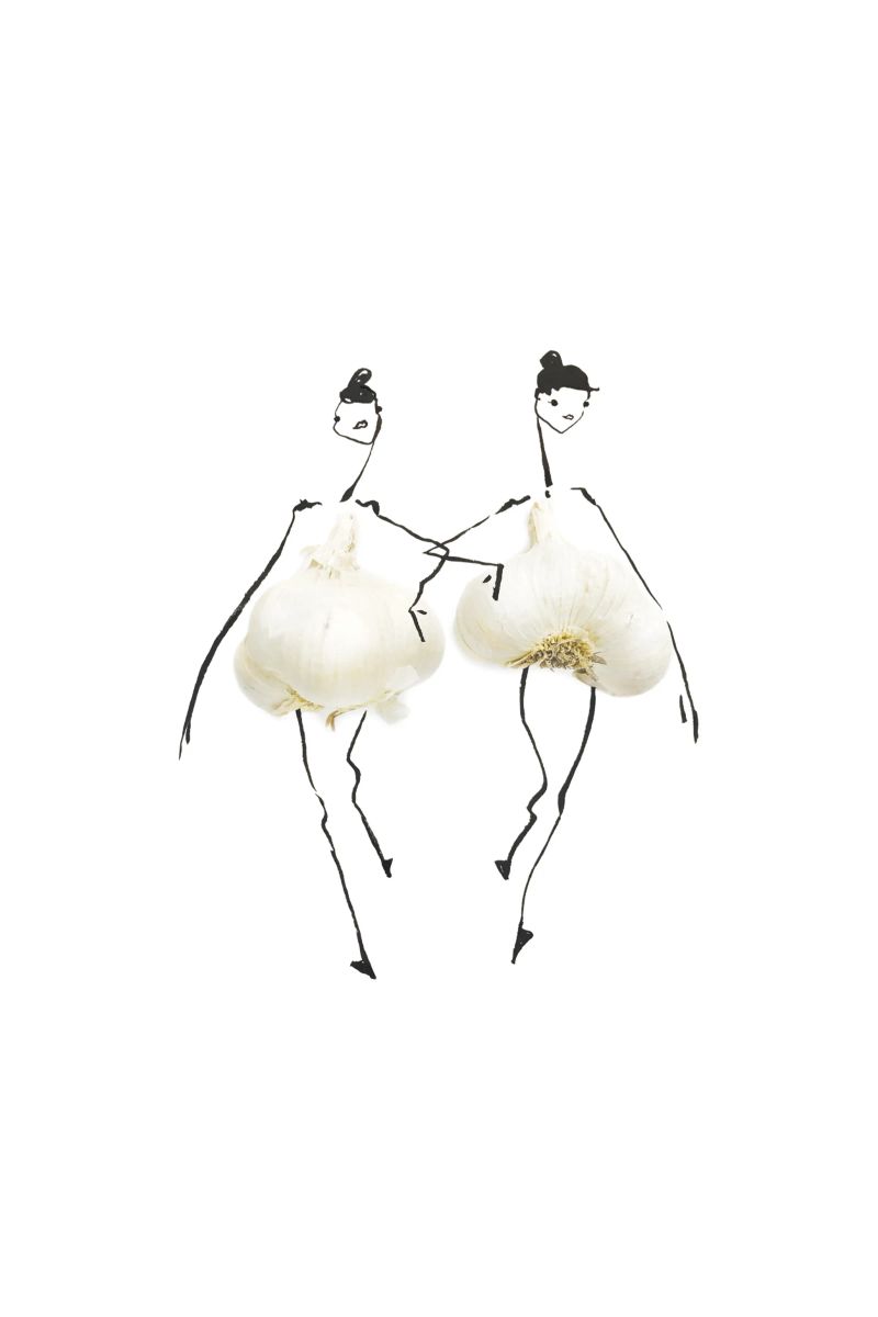 Garlic Duo Poster von Gretchen Roehrs