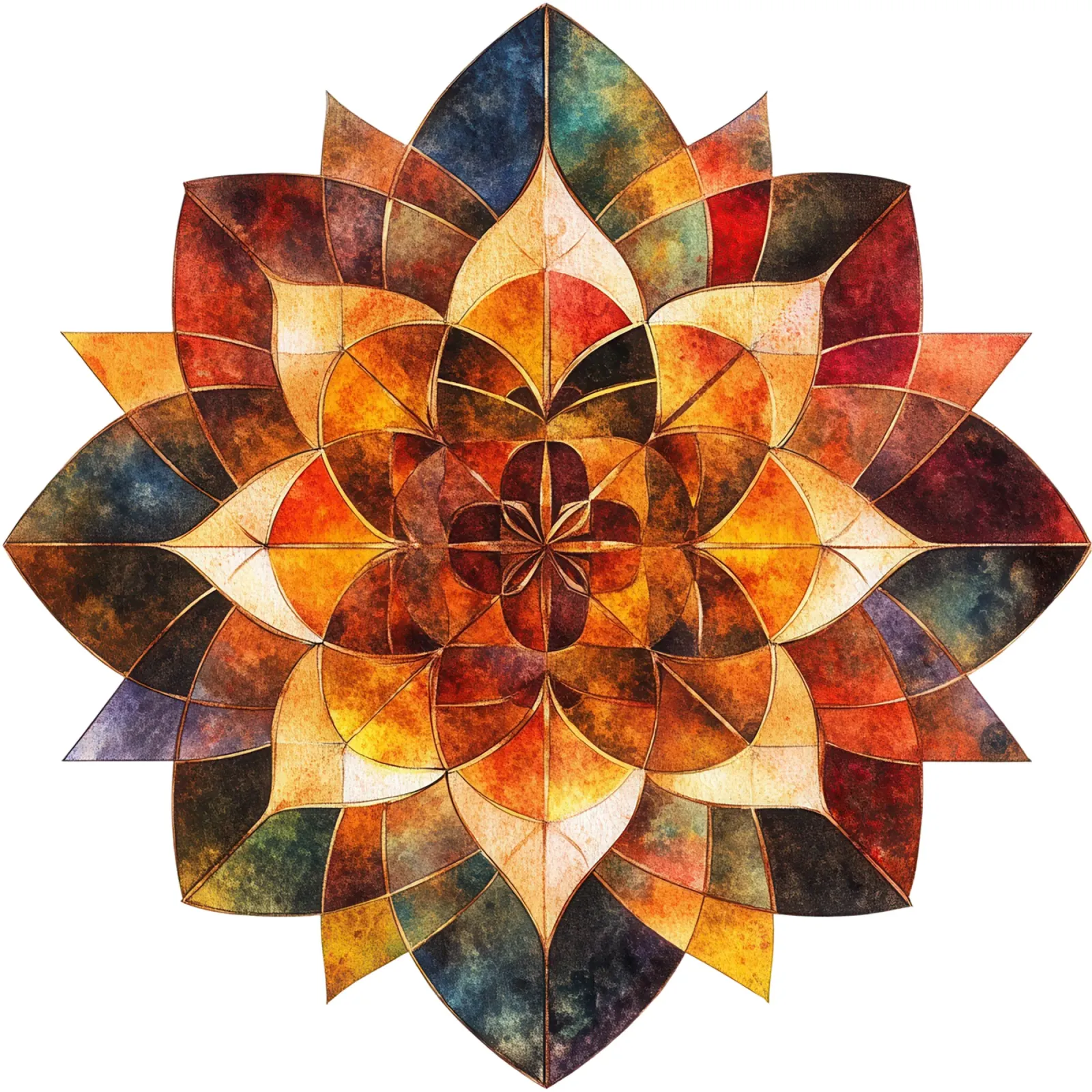 Fall Mandala hahnemühle by Spiritual Touch