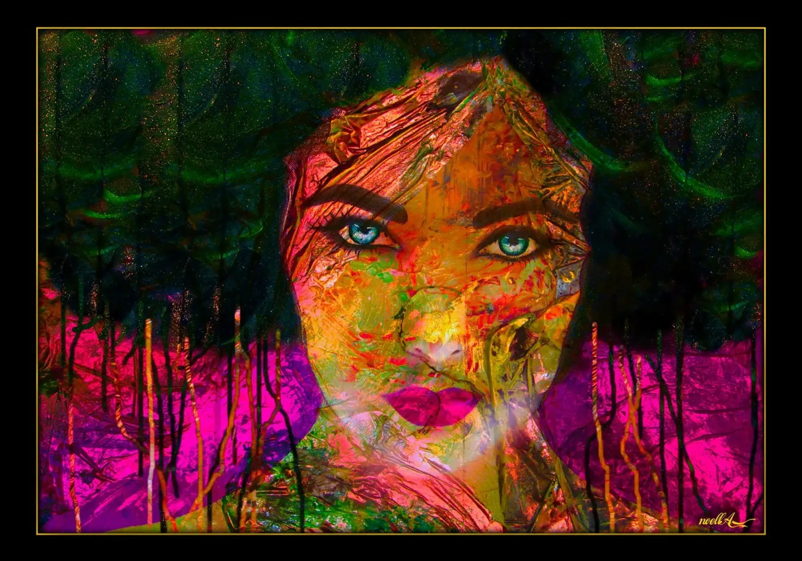 Pop Art Pink pellicola backlit da Happy 😃 Art 🎨 by Christine Schnoell