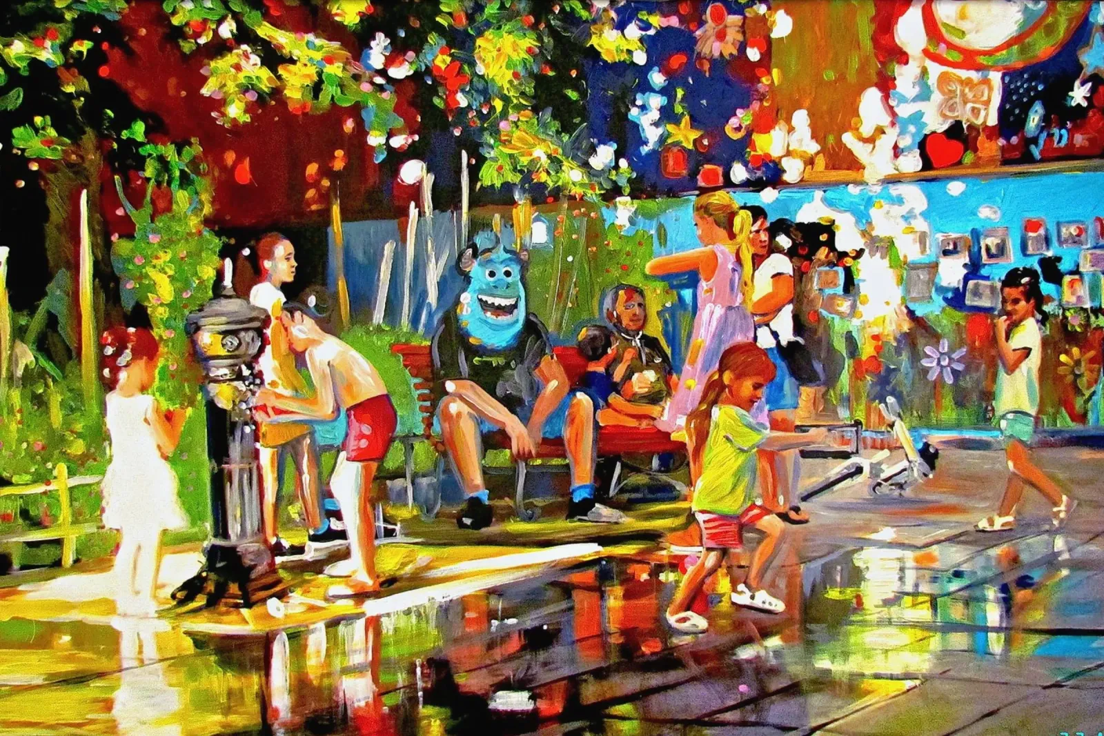 Luogo felice pellicola backlit da Happy 😃 Art 🎨 by Christine Schnoell
