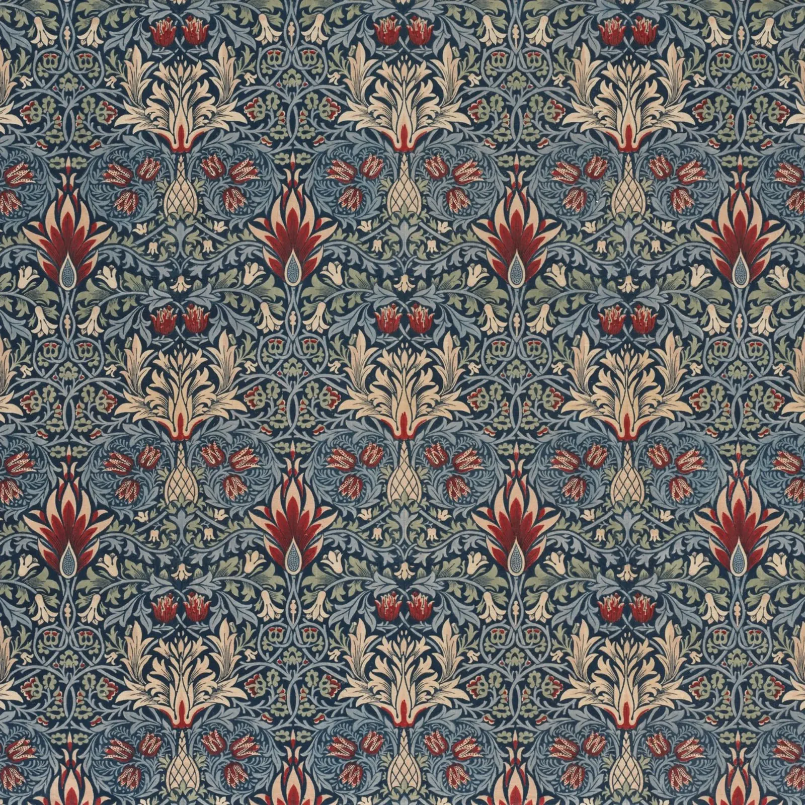 William Morris - Testa di serpente pellicola backlit da William Store