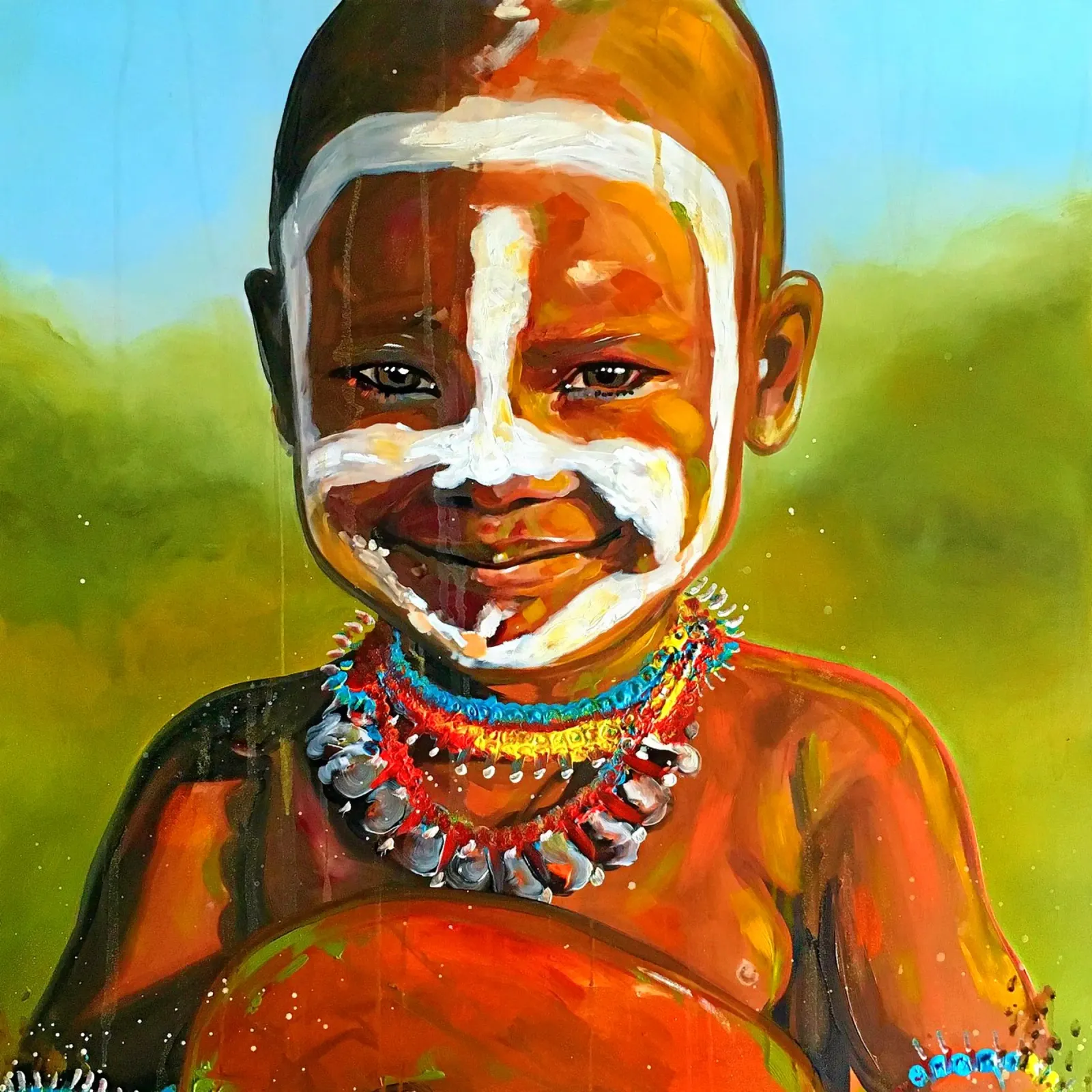 Smile from Afrika pellicola backlit da Happy 😃 Art 🎨 by Christine Schnoell